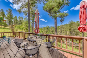 Ruidoso Cabin with Deck and Views 4 Mi to Winter Park